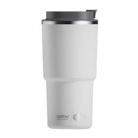 ASOBU BF62WT 22-Oz. Pick Me Up Insulated Travel Mug (White)