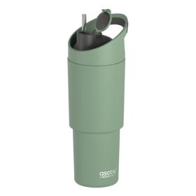 ASOBU BF77BG 32-Oz. Cosmic Insulated Water Bottle (Basil Green)