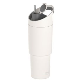 ASOBU BF77W 32-Oz. Cosmic Insulated Water Bottle (White)