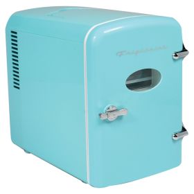 Frigidaire EFMIS175-BLUE_CP4 9-Can 48-Watt Portable Retro Mini Refrigerator (Blue)