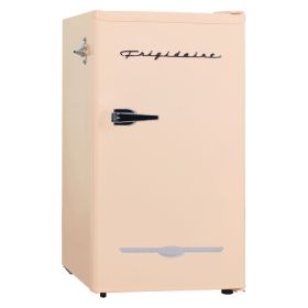 Frigidaire EFR376-B-CORAL 3.2-Cu.-Ft. 65-Watt Retro Bar Fridge with Side Bottle Opener (Coral)