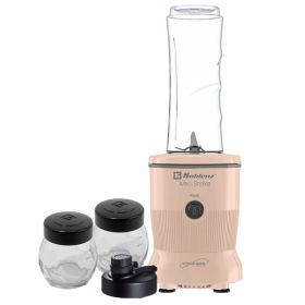Koblenz MSKM-600 2PS 20.2-Oz. 600-Watt Personal Mix and Shake Blender Kit (Salmon)