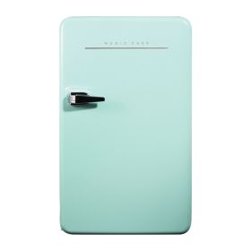 Magic Chef MCR32CHM 3.2-Cu. Ft. ENERGY-STAR Certified Retro Mini Fridge with Manual Defrost (Green)