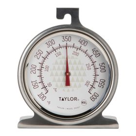2.5" dial;Accurate from 100deg F-600deg F;Hangs or stands;Durable stainless steel;NSF listed;