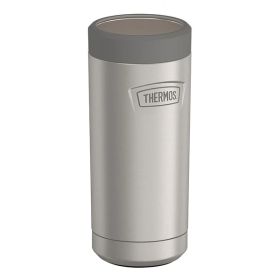 Thermos IS1512MS4 Icon Series Stainless Steel 12-Oz.-Slim-Can Beverage Insulator (Matte Stainless Steel)