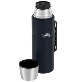 Thermos SK2020MDB4 Stainless King Vacuum Insulated Stainless Steel Beverage Bottle (2 L; Blue)