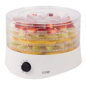 Commercial Chef CCD100W6 CCD100W6 280-Watt 5-Tray Food Dehydrator
