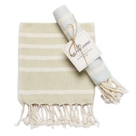 Turkish Hand Towels Set of 2 100% Cotton Kitchen and Bathroom Hand Towels Decorative Hand Towels for Bath Guest Face Hair Tea Dishcloth | 40”x18