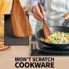 Six-piece wooden cooking spoon set – heat-resistant