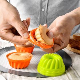 12pcs/Set, Silicone Baking Cups, Reusable Cupcake Liners, Home Cake Molds, Standard Size Muffin Liners, Dishwasher Safe, Baking Tools, Kitchen Ga (Color: Various Color)